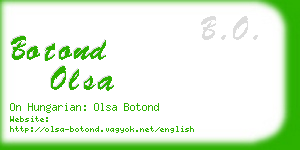 botond olsa business card